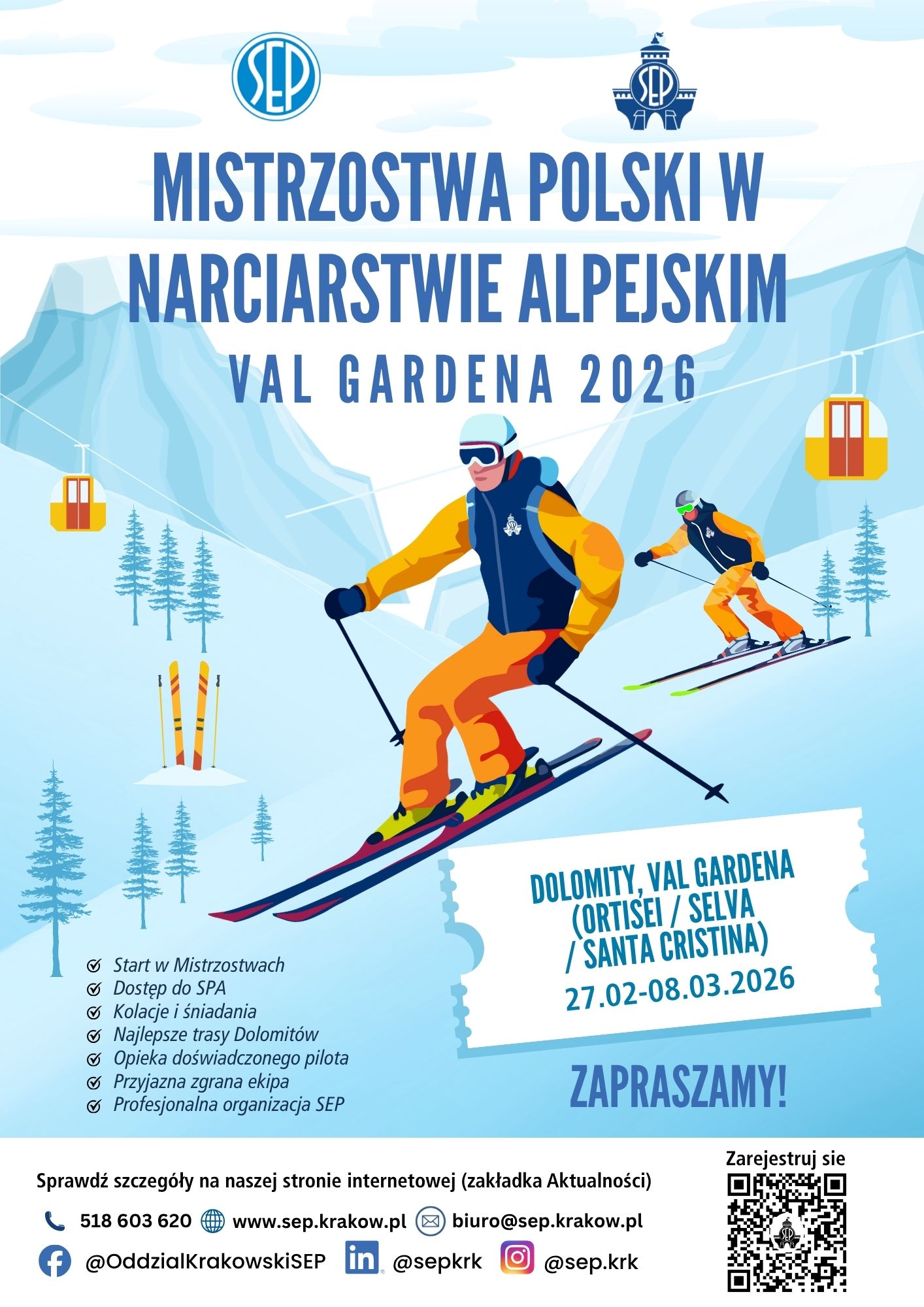 XIII Mistrzostwa Polski SEP w Narciarstwie Alpejskim 2026
